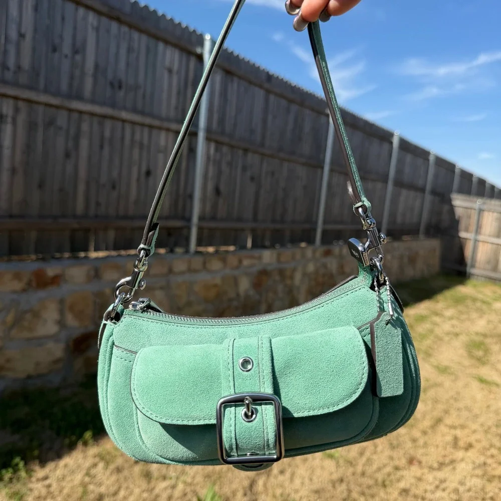 Coach womens suede